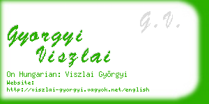 gyorgyi viszlai business card