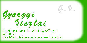 gyorgyi viszlai business card